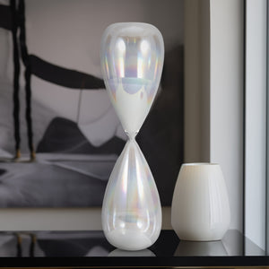 23" Cassandra Large Irridescent Hourglass