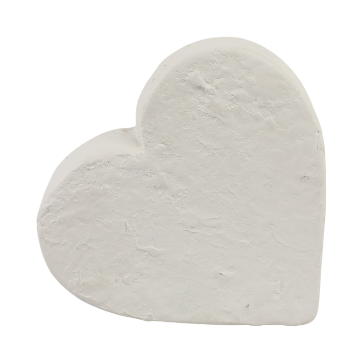 8x8" Textured Ecomix Heart, Ivory