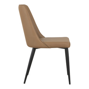 Lula Dining Chair Cool Tan Vegan Leather-M2