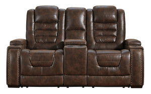 Game Zone Power Reclining Loveseat with Console