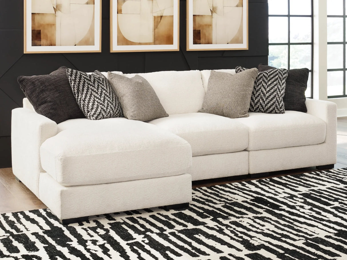 Elissa Court 3-Piece Sectional Sofa with Chaise