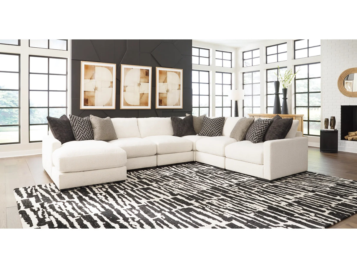 Elissa Court 6-Piece Sectional with Chaise