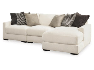 Elissa Court 3-Piece Sectional Sofa with Chaise