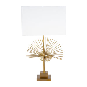 Metal 31" Rays Table Lamp, Gold