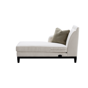 Romanian Key Beige Sectional Left Chaise