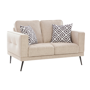 Eugene Euphoric Beige Loveseat (137cm)