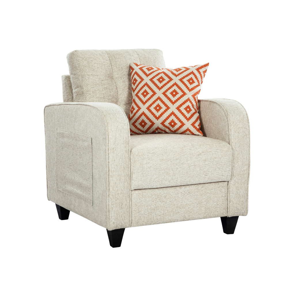 Fullerton Fantasy Beige Sofa Set