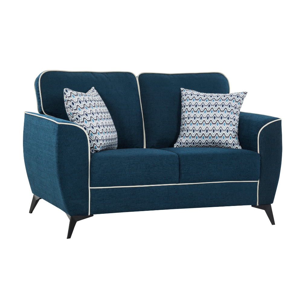 Anniston Appeal Blue Loveseat