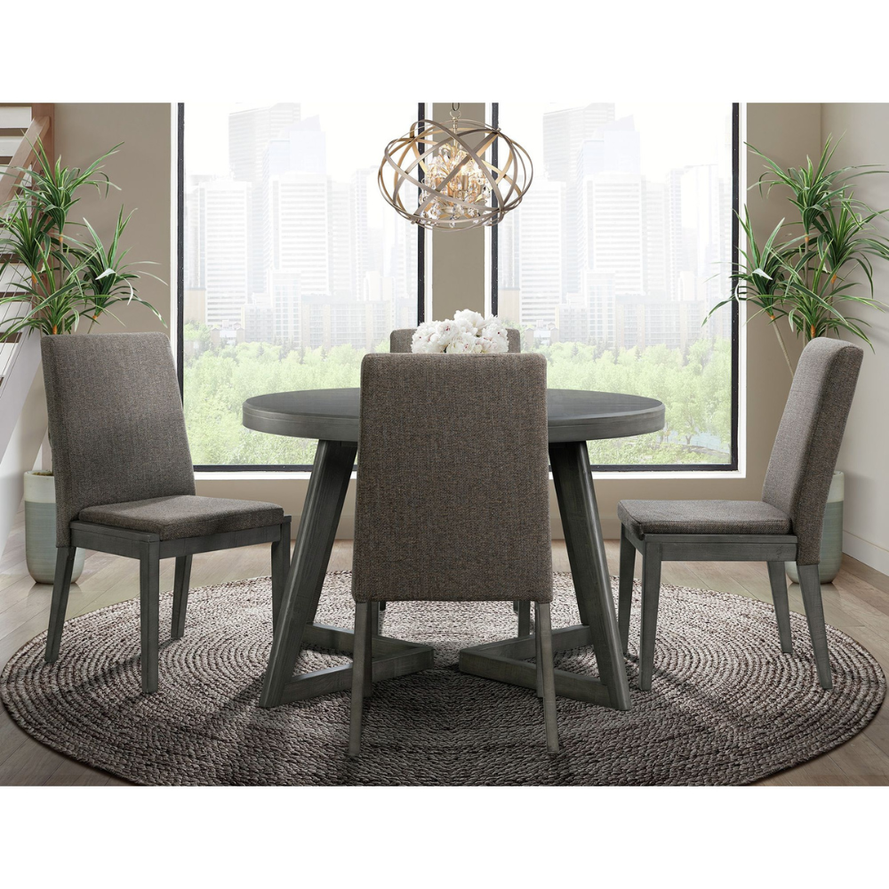 Cross Round Dining Side Chair