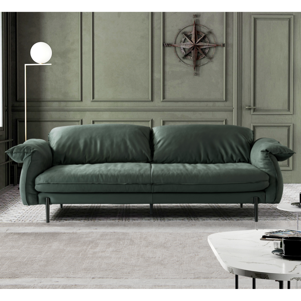 Azzam Green Sofa (236/218cm)