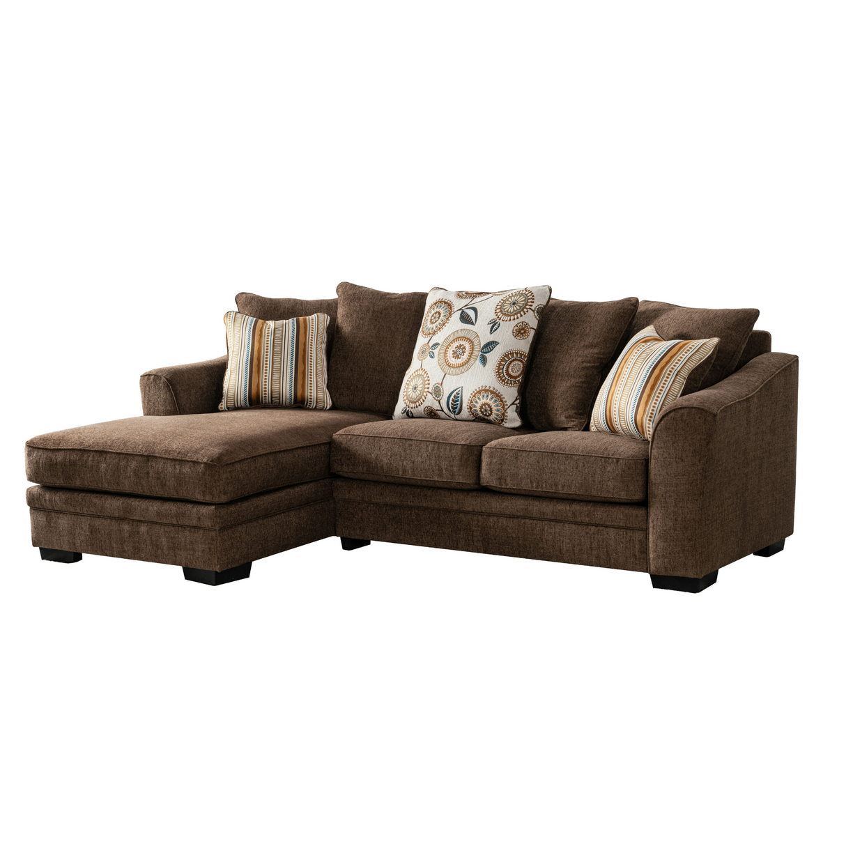 Ana Brown Sectional W253