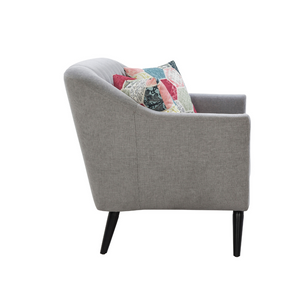 Kimberley Cordial Grey Loveseat