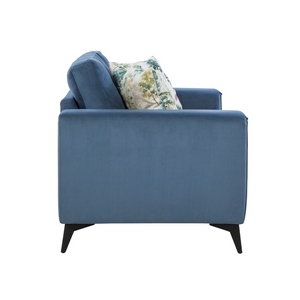 Brandon Beloved Dark Blue Loveseat (144cm)