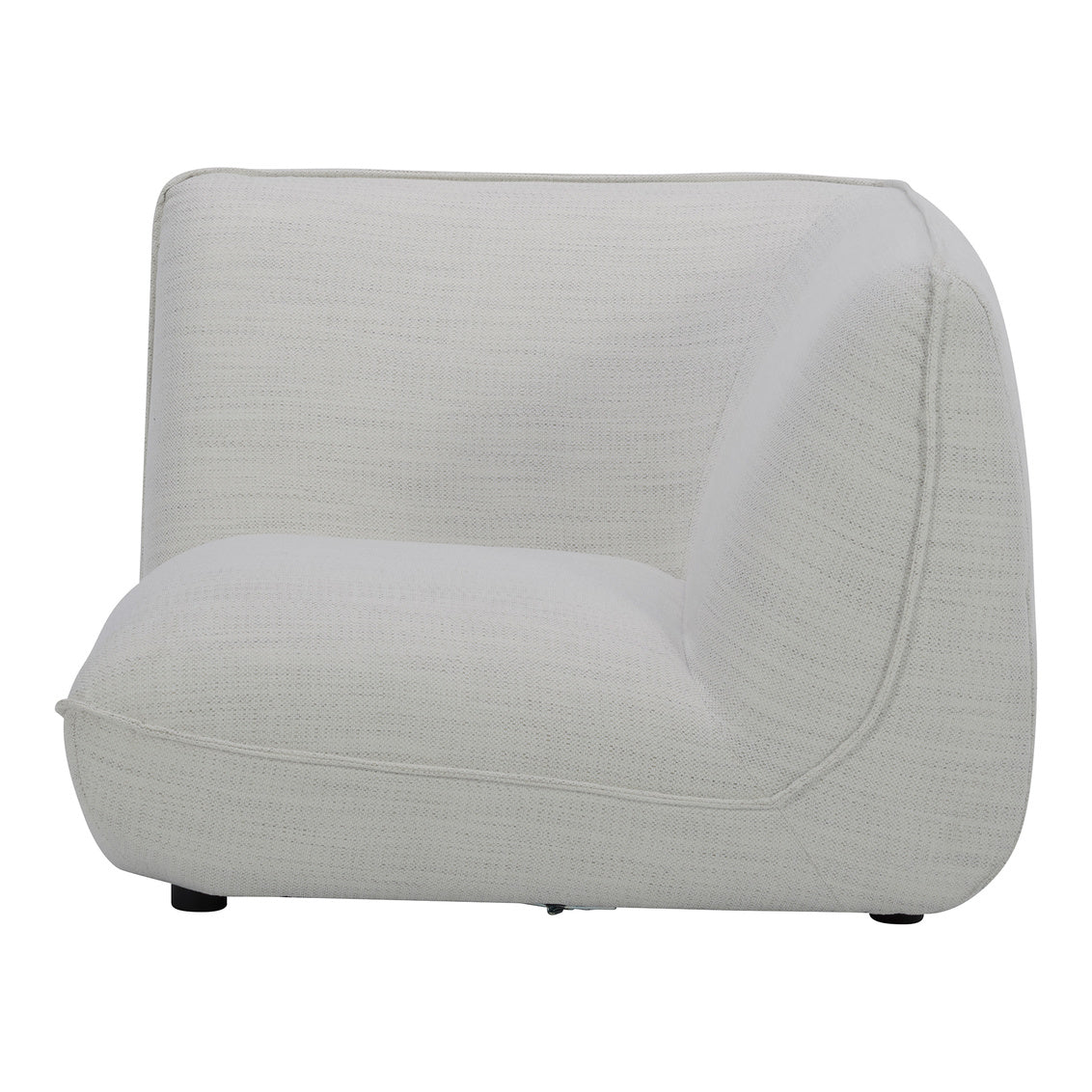 Zeppelin Corner Chair Salt Stone White