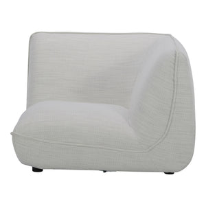 Zeppelin Corner Chair Salt Stone White