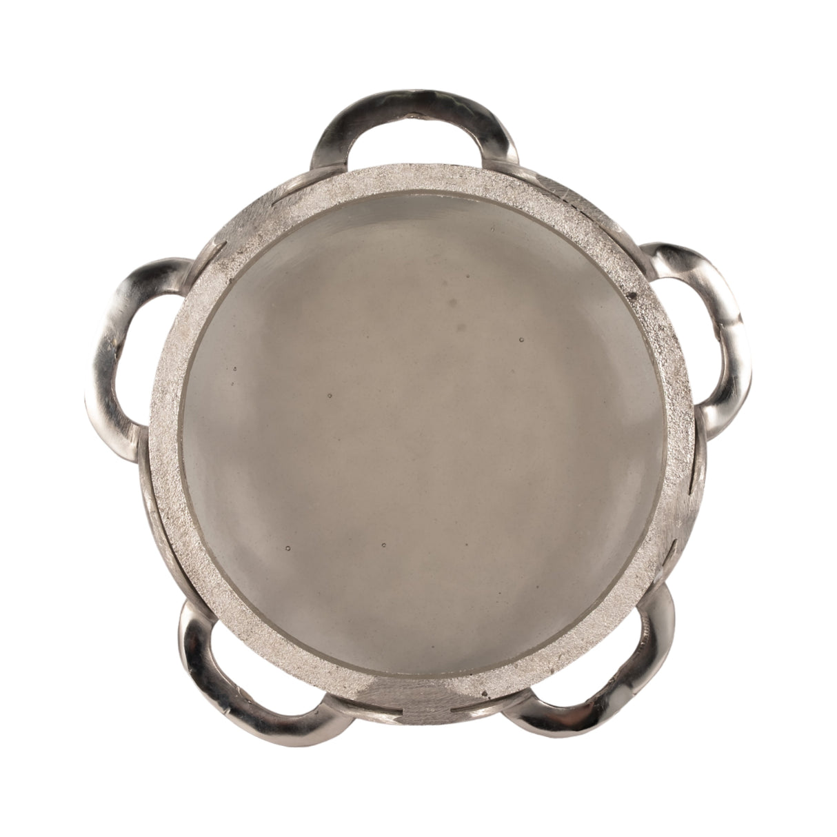 13" Palmas Small Silver Link Tray