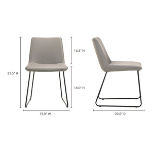 Villa Dining Chair Grey-M2