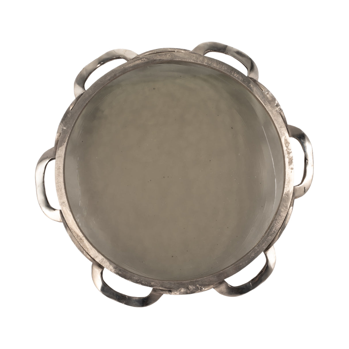 16" Palmas Large Silver Link Tray