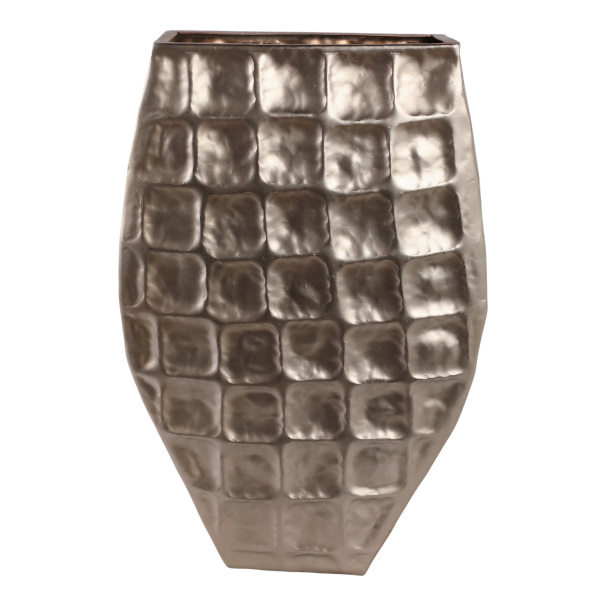 25"h Metal Floor Planter,gold