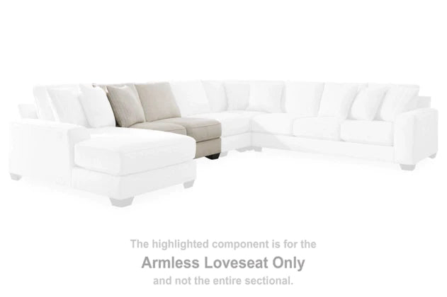 Lerenza Armless Loveseat