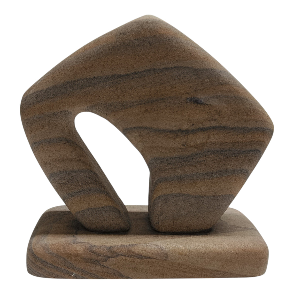 8" Nonnil Standstone Statuary