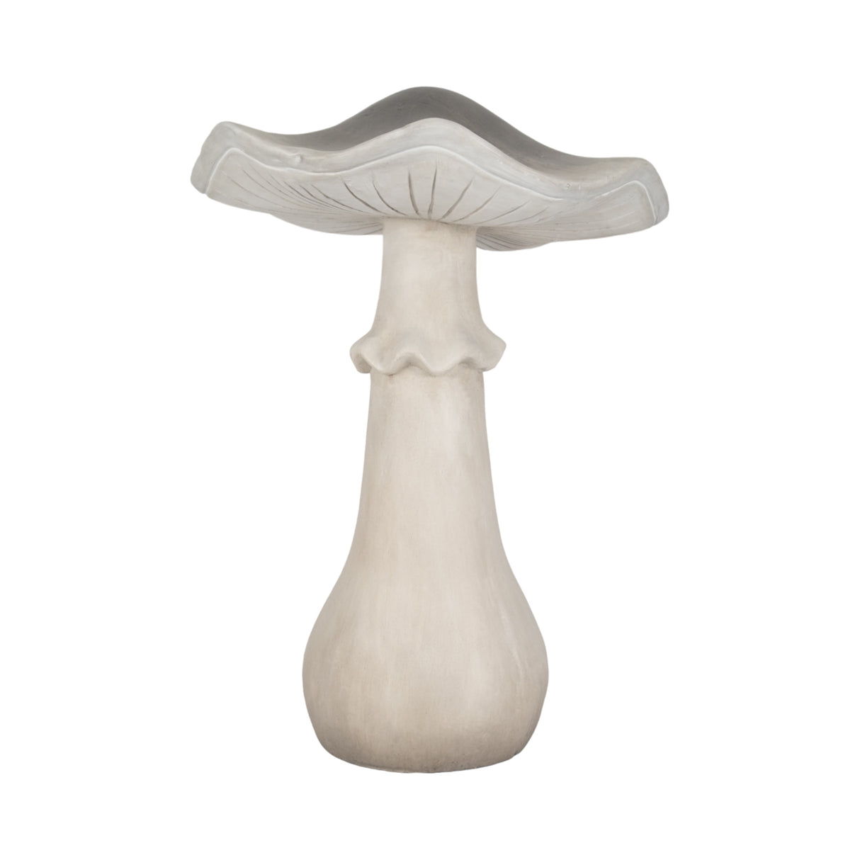 28" Garden Mushroom, Grey