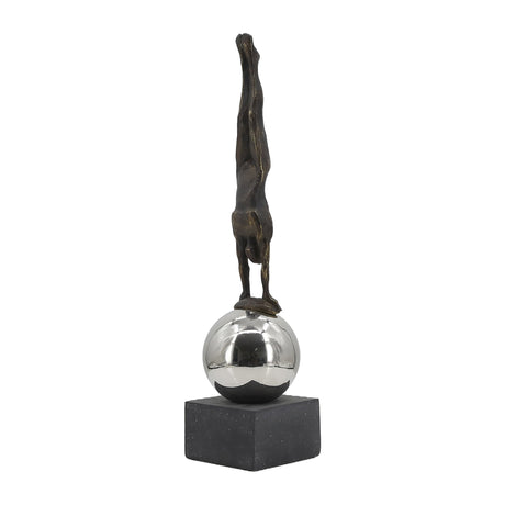 23" Augustolo Statuary With Steel Sphere