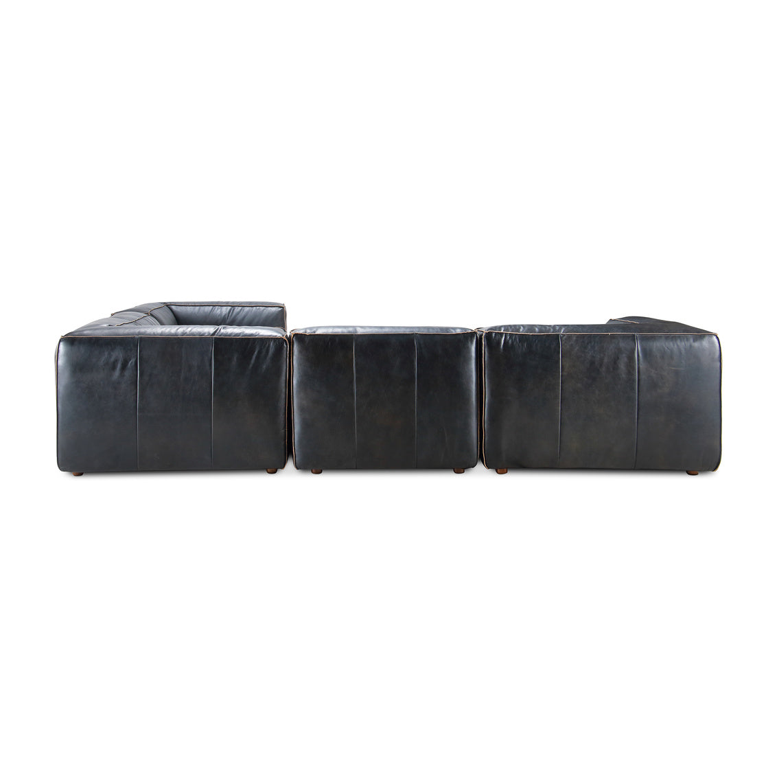 Luxe Classic L Modular Sectional Antique Black