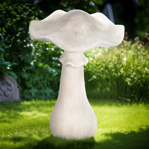 28" Garden Mushroom, Grey