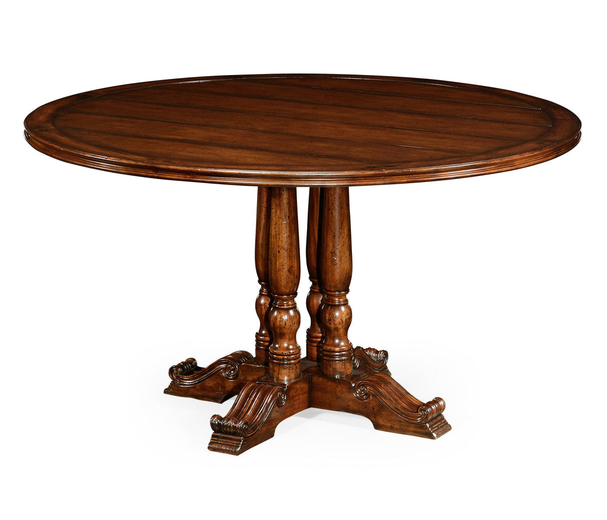 Country Farmhouse Collection - 54" French round country dining table