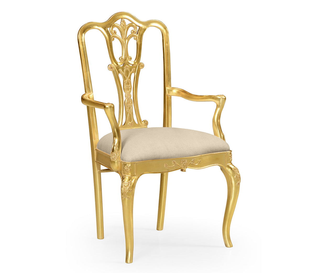 Versailles Collection - Gilded 18th Century Dining Arm Chair