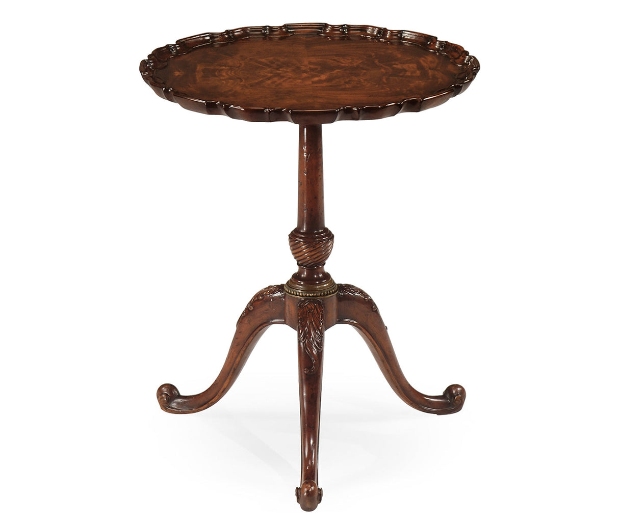 Buckingham Collection - Large Mahogany "Piecrust" Lamp Table