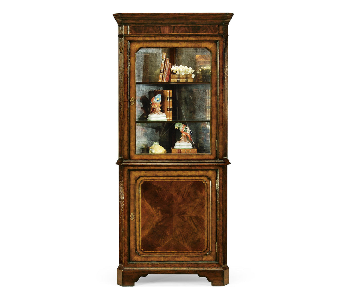 Buckingham Collection - Mahogany Glazed Corner Cabinet