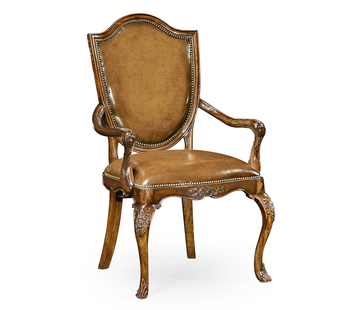 Versailles Collection - Shield Back Satinwood Arm Chair