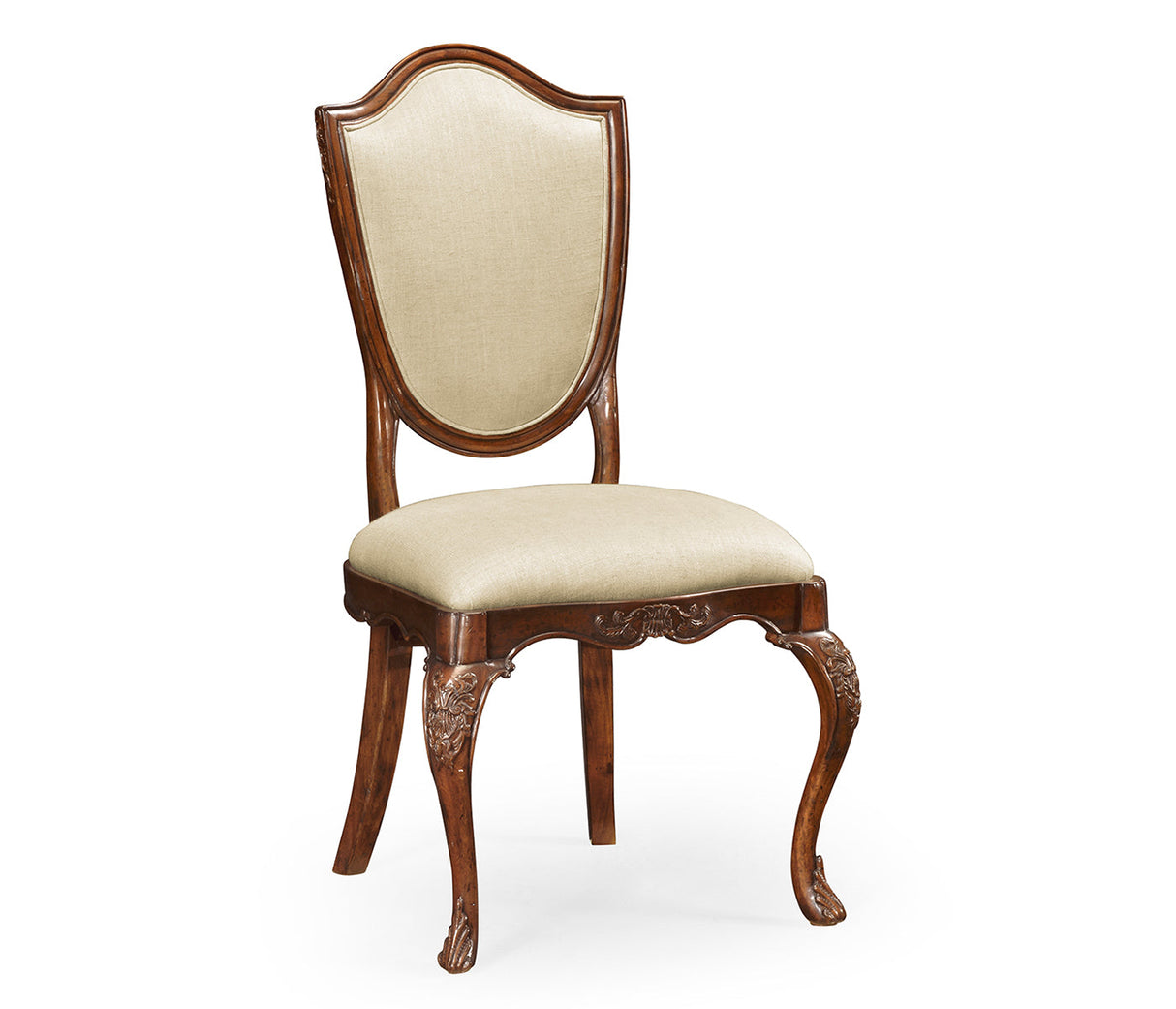 Buckingham Collection - Shield Back Mahogany Side Chair