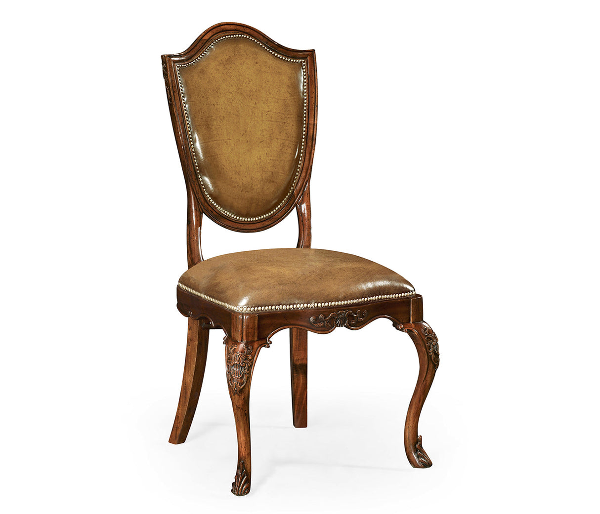 Buckingham Collection - Shield Back Mahogany Side Chair