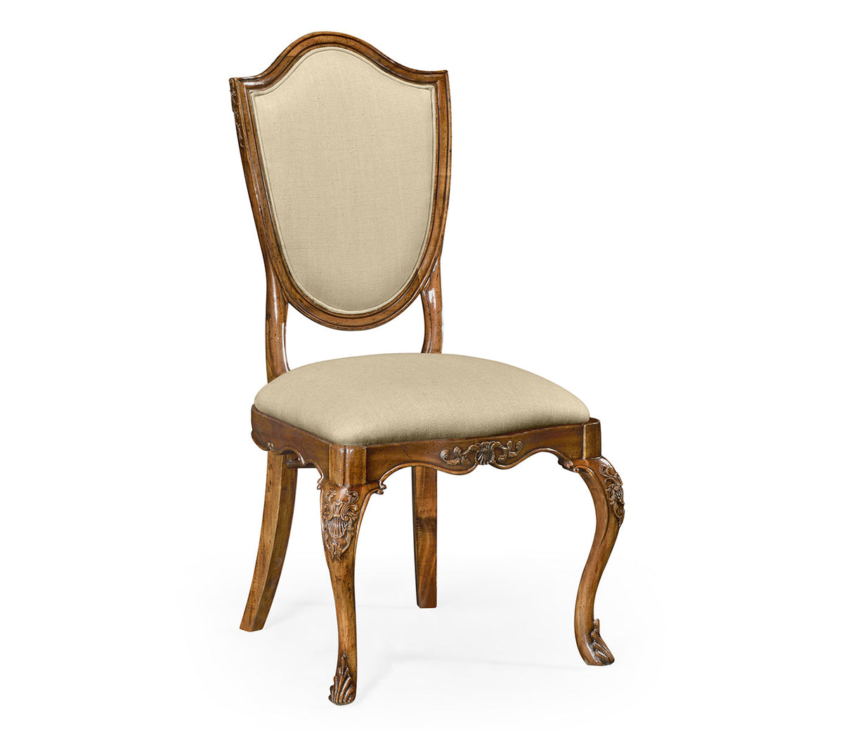 Versailles Collection - Shield Back Satinwood Side Chair