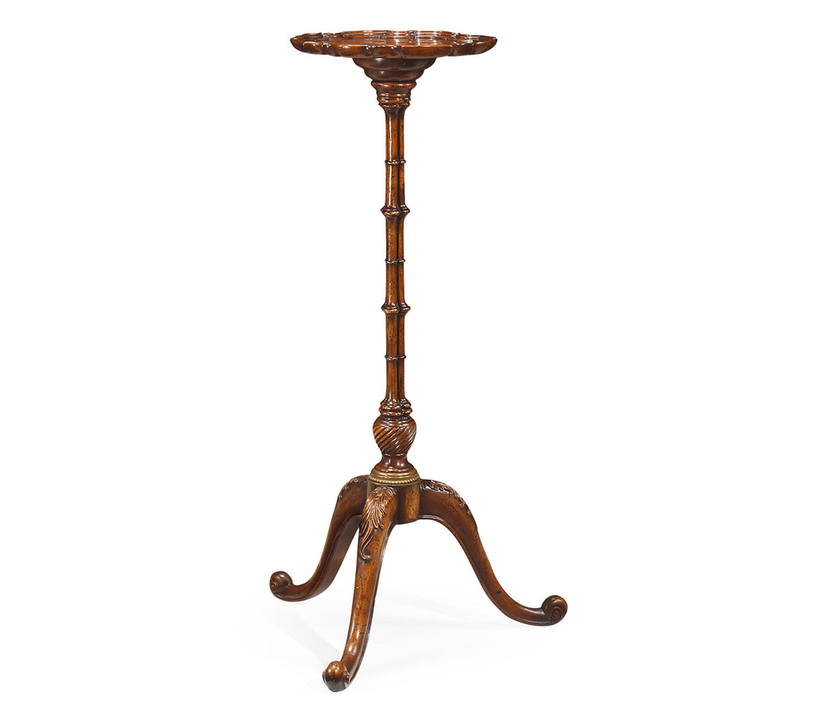 Buckingham Collection - Mahogany Pie-Crust Candlestand