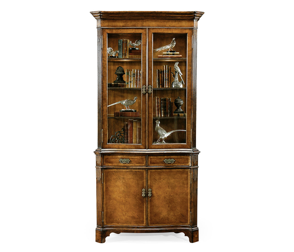 Windsor Collection - Serpentine Walnut China Cabinet