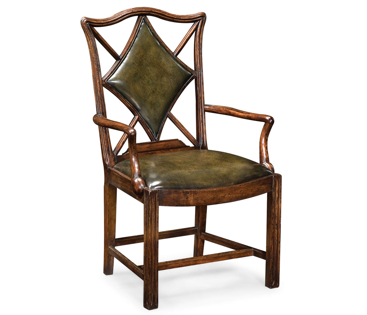 Windsor Collection - Playing Card "Diamond" Arm Chair