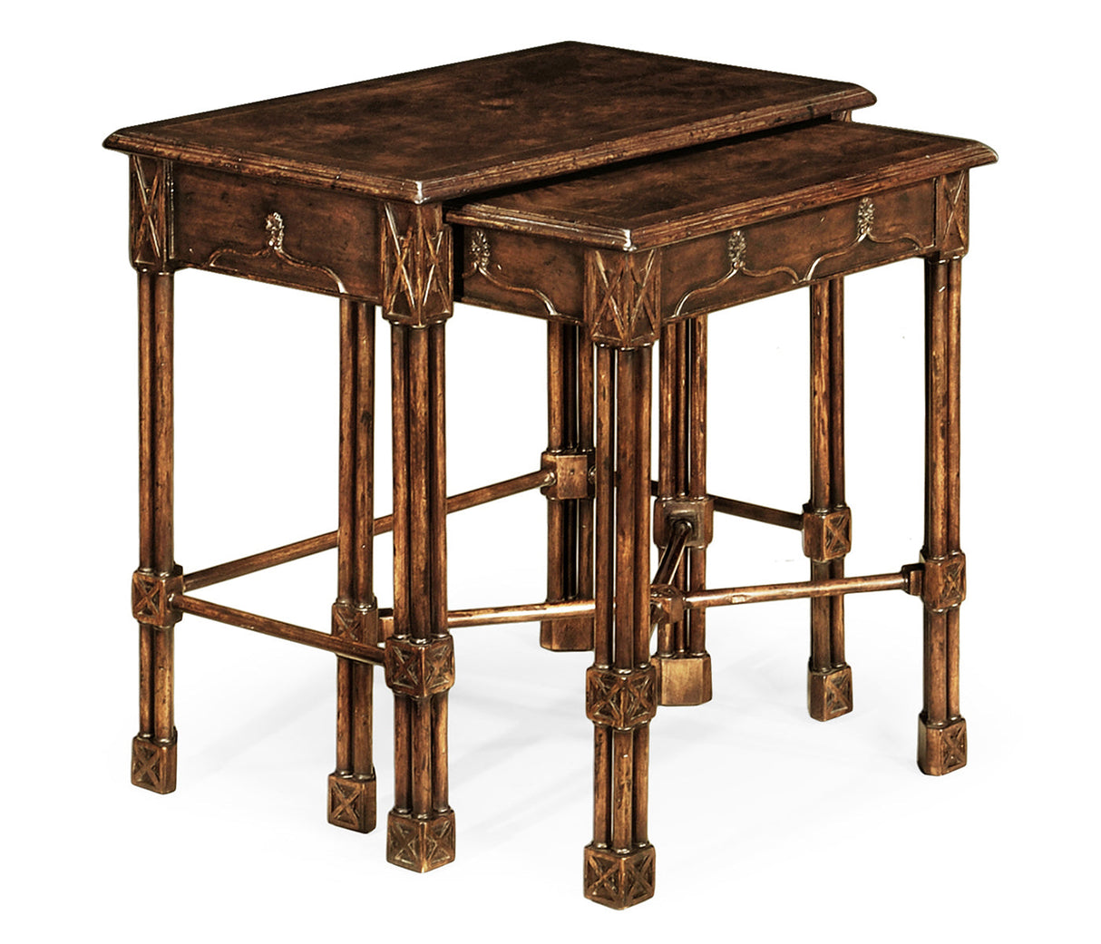 Tribeca Collection - Chippendale gothic style nesting tables