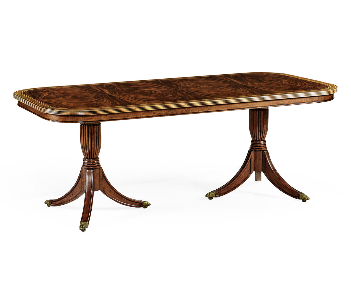 Buckingham Collection - Regency Fixed Top Mahogany Dining Table