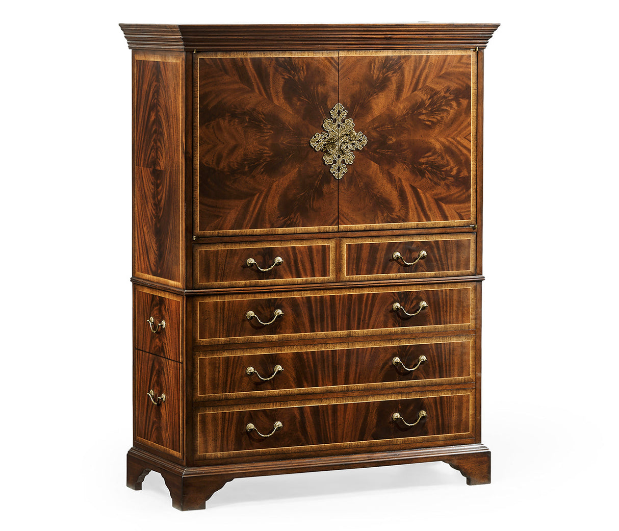 Buckingham Collection - Mahogany Home Office Cabinet