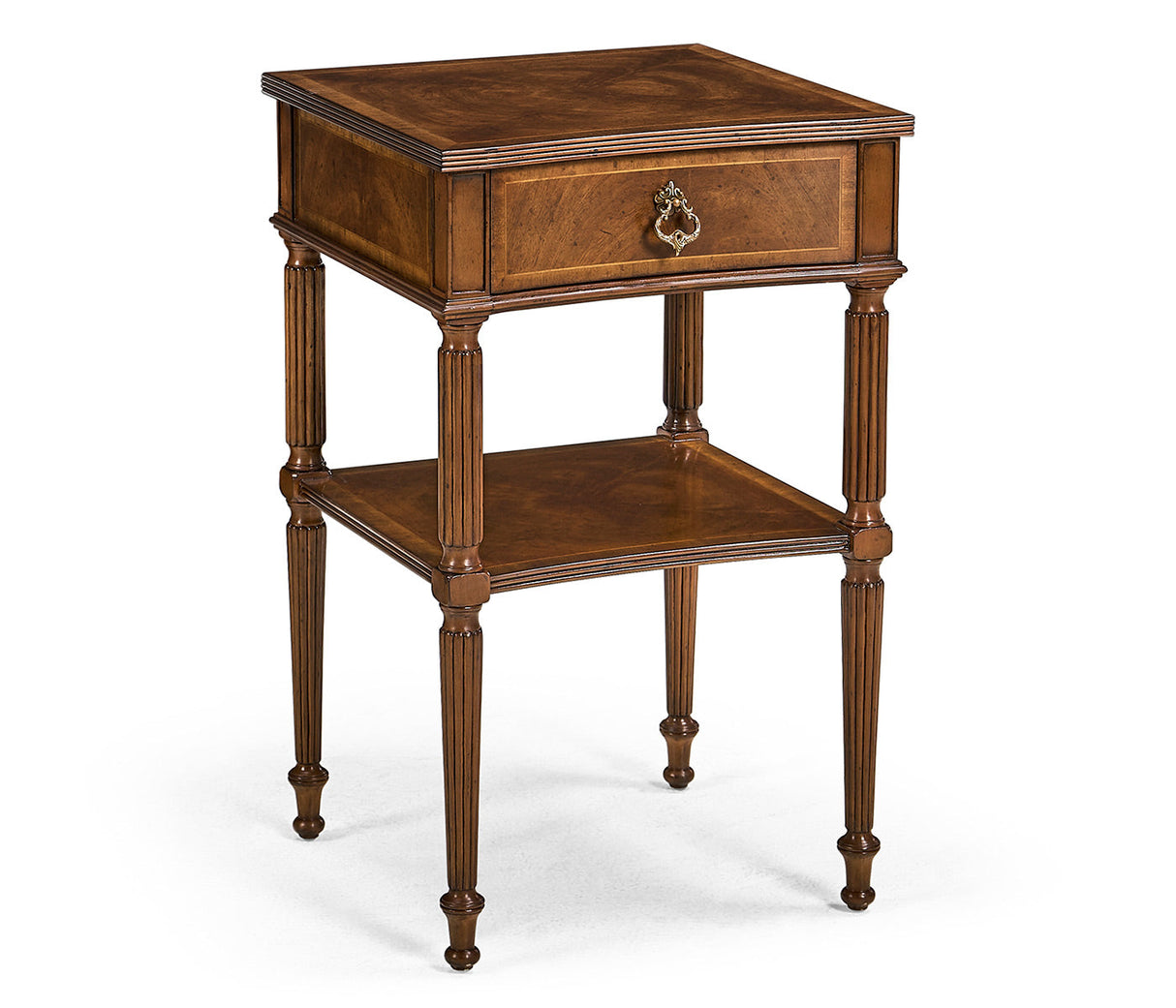 Windsor Collection - Regency Walnut Bedside Table