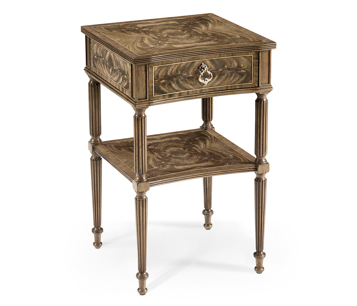 Buckingham Collection - Regency Bleached Mahogany Bedside Table