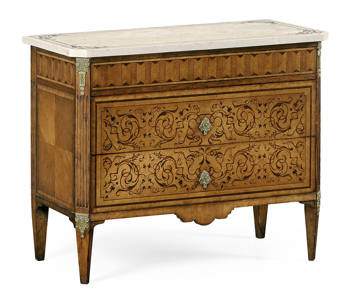 Venetian Collection - Italian commode with cream scagliola top (Large)