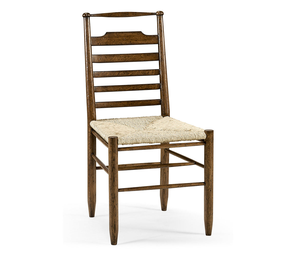 Sherwood Oak Collection - Dark Oak Ladder Back Country Side Chair