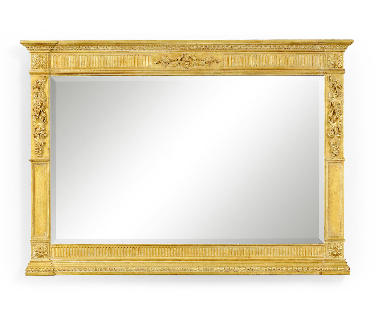 Versailles Collection - Empire style gilded overmantle mirror