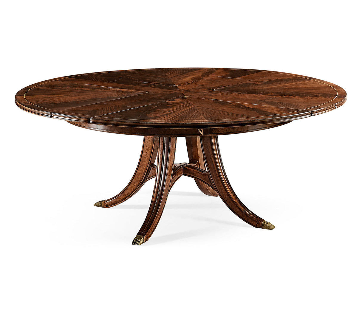 Buckingham Collection - Mahogany Round 59" Dining Table