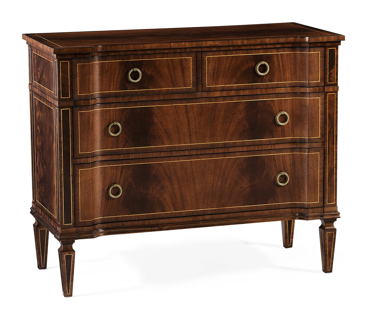 Buckingham Collection - Regency Mahogany Reverse Breakfront Chest